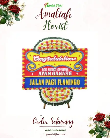 Sewa Papan Bunga Muara Jawa